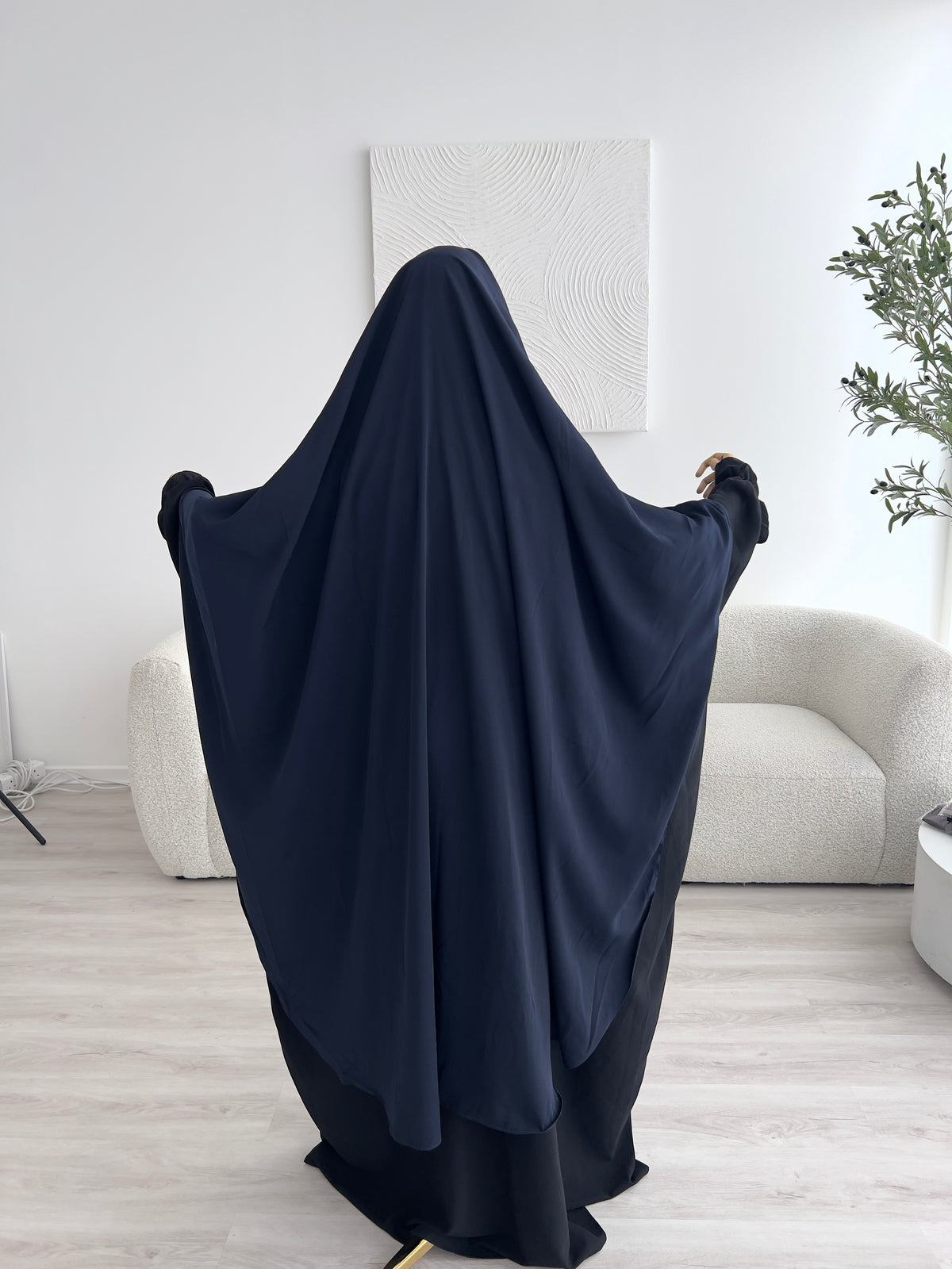 Khimar Aisha - Navy
