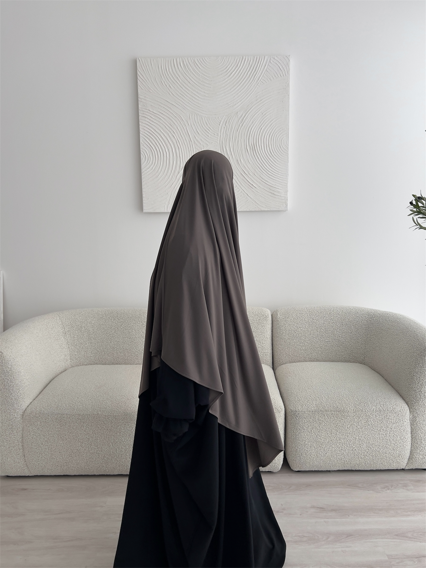 Jersey Khimar - Grey