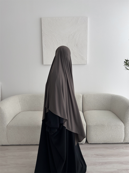 Jersey Khimar - Grey