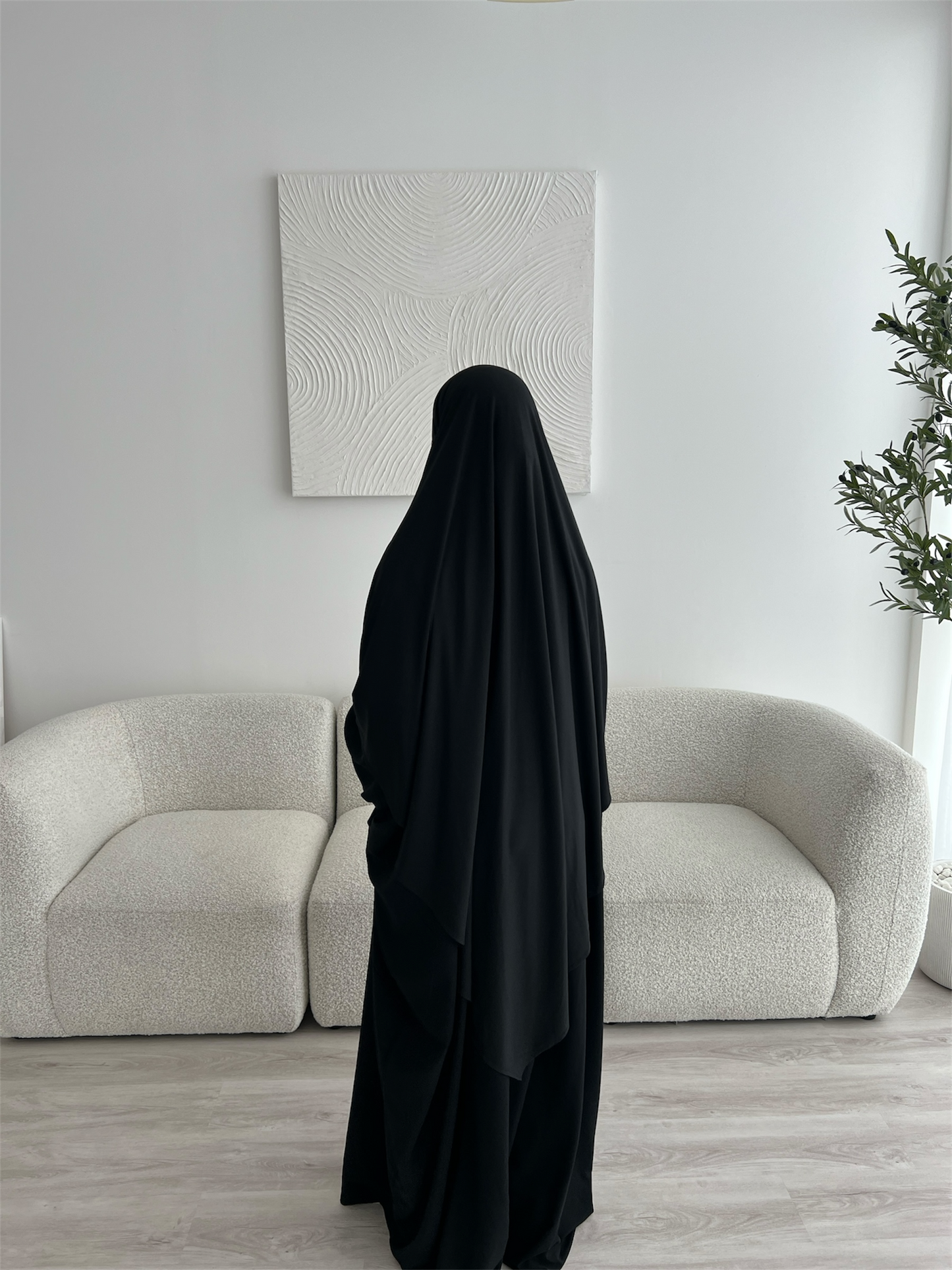 Jersey Khimar - Black