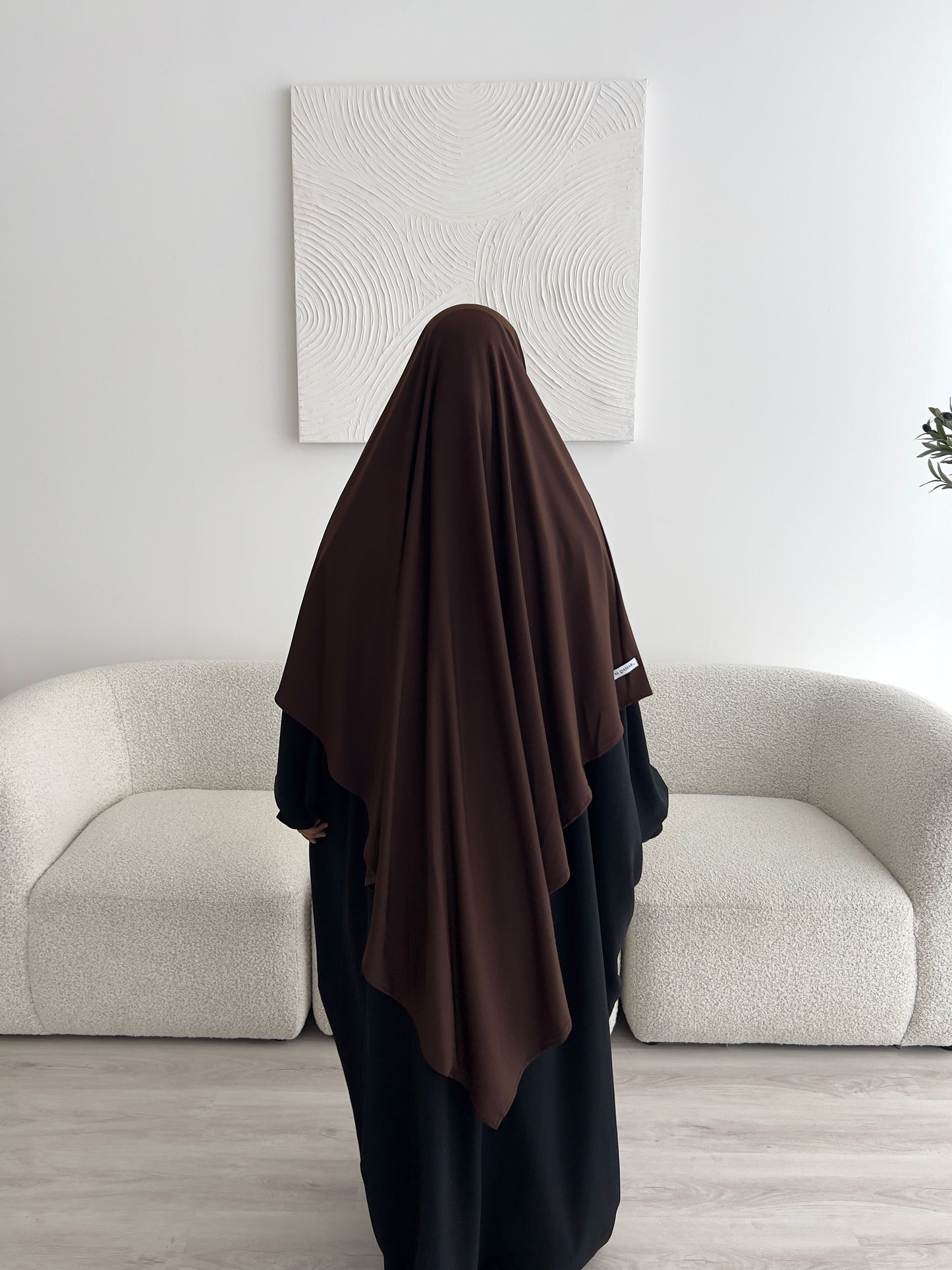Jersey Khimar - coffee