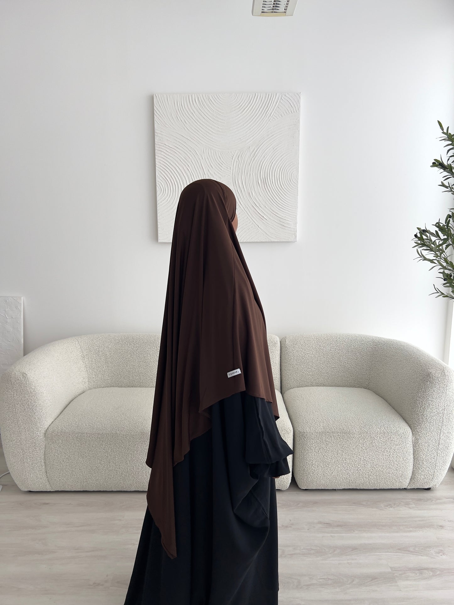 Jersey Khimar - coffee