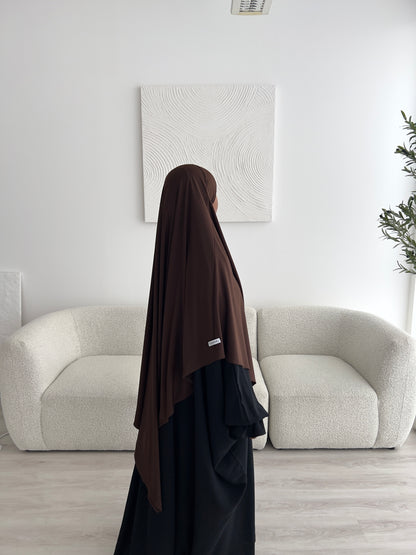 Jersey Khimar - coffee