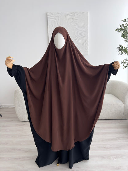 Khimar Aisha - Dark Brown
