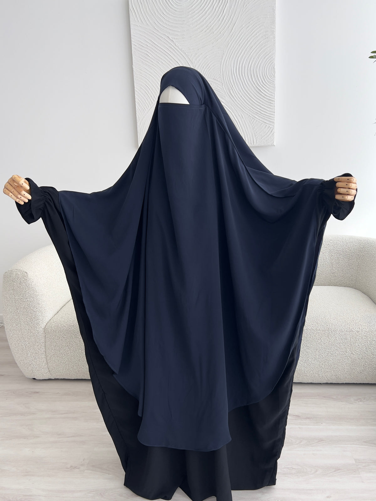Khimar Aisha - Navy