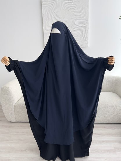 Khimar Aisha - Navy