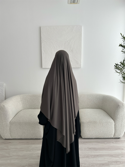 Jersey Khimar - Grey