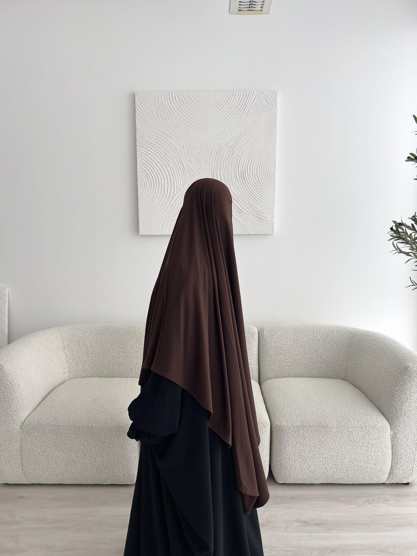 Jersey Khimar - coffee