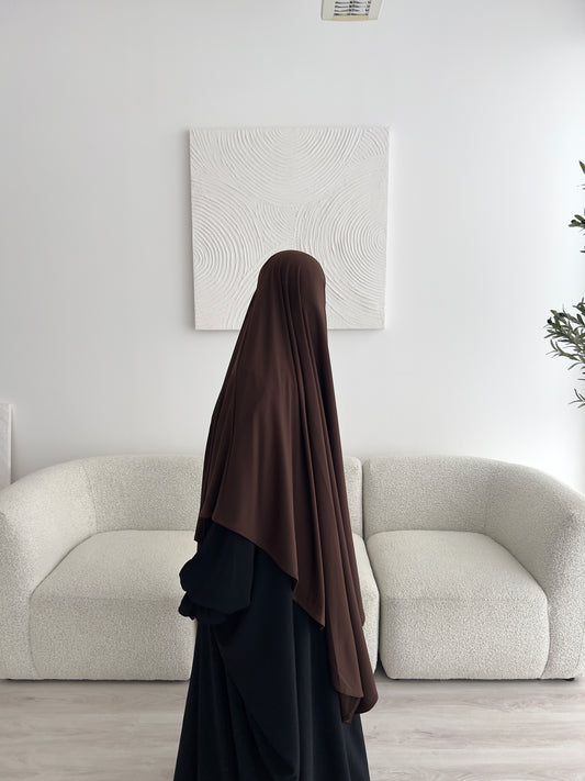 Jersey Khimar - coffee