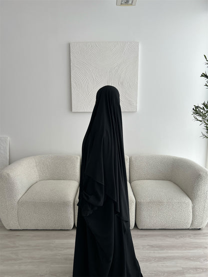 Jersey Khimar - Black