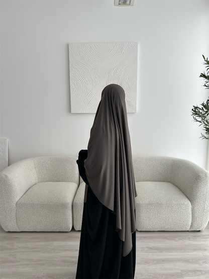 Jersey Khimar - Grey