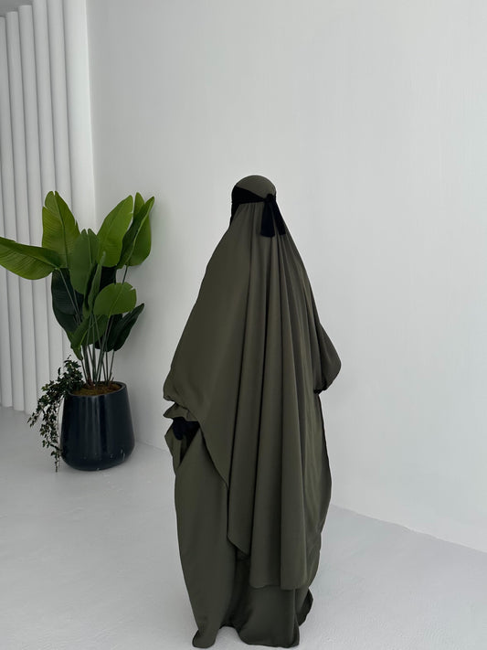 Khimar Aisha - Deep Olive