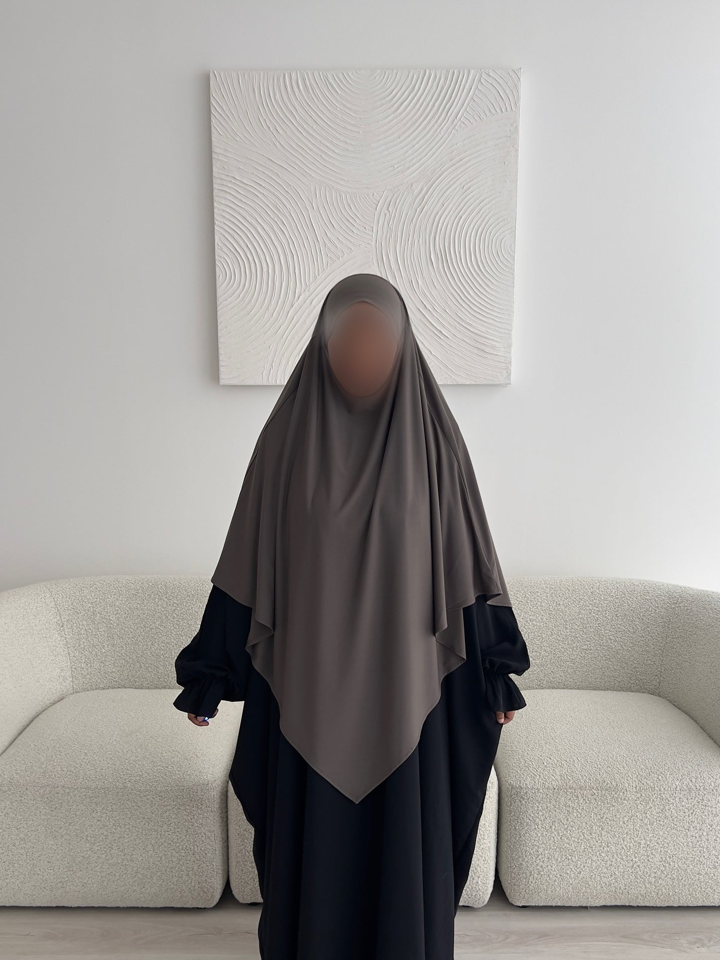 Jersey Khimar - Grey